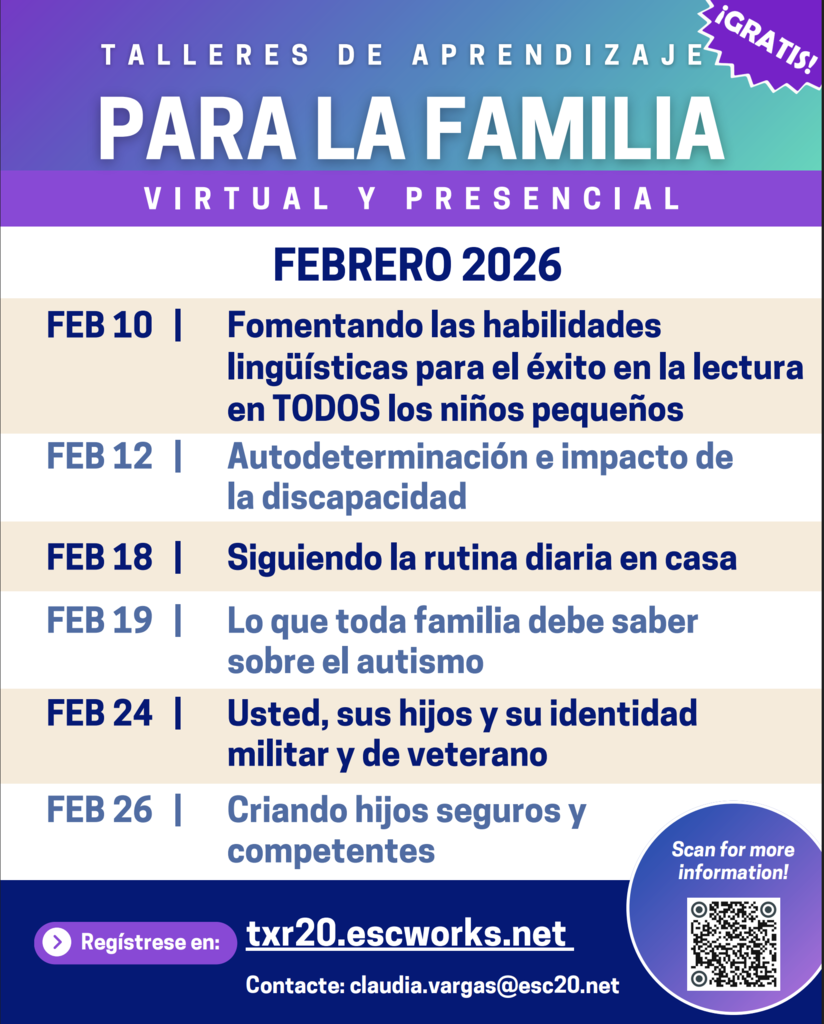 parent workshops in February