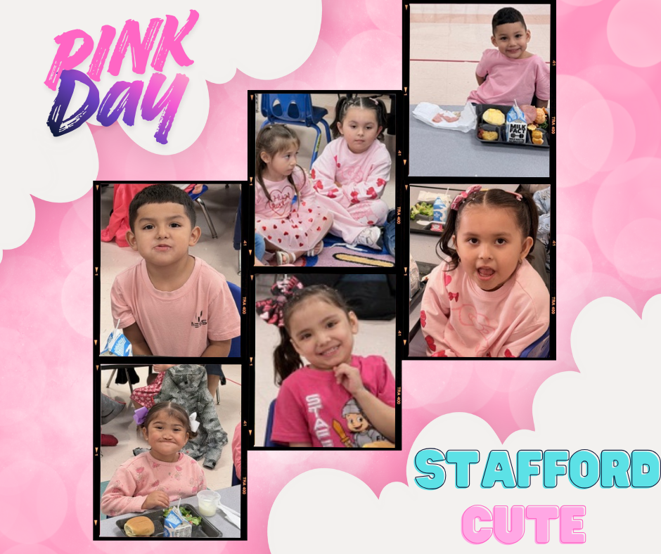 Wear Pink Day at Stafford ECC! 