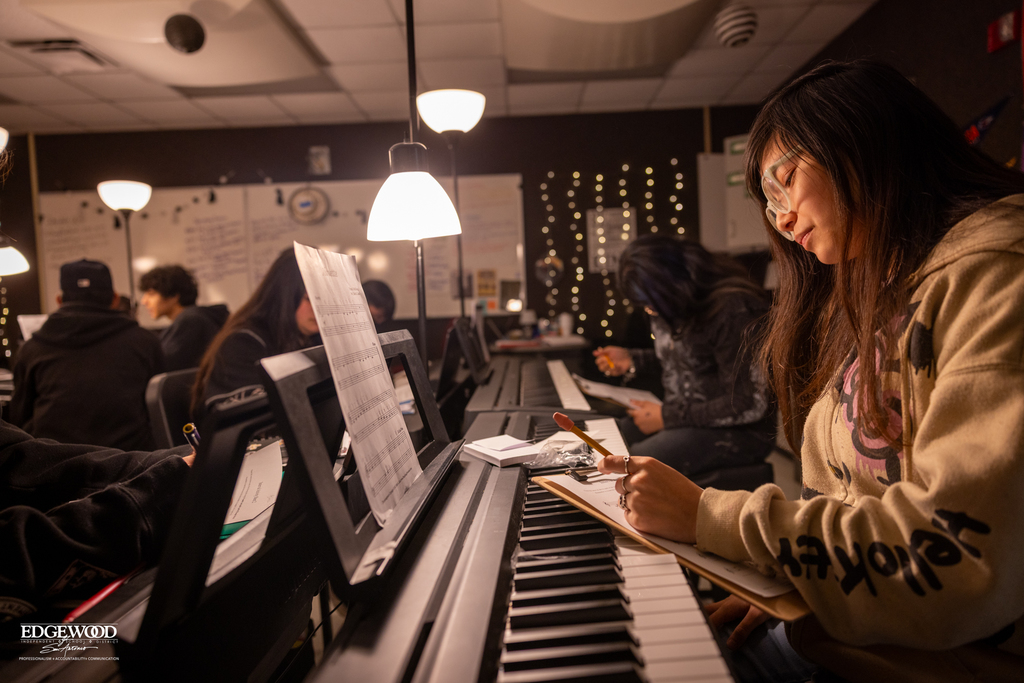 music student at Fine Arts Academy