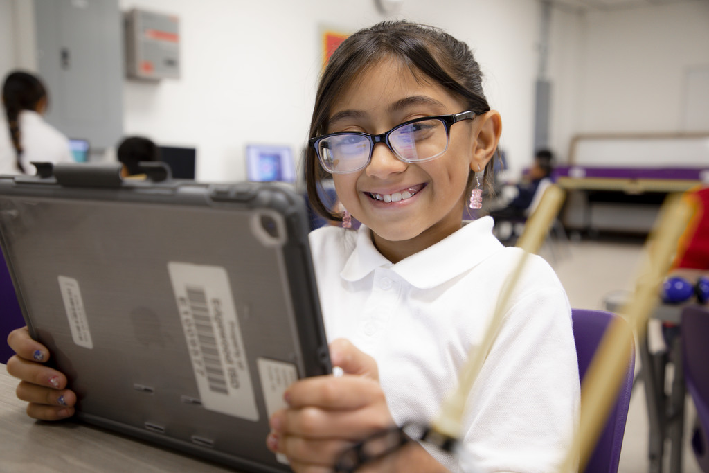 At Perales STEAM were always working hard