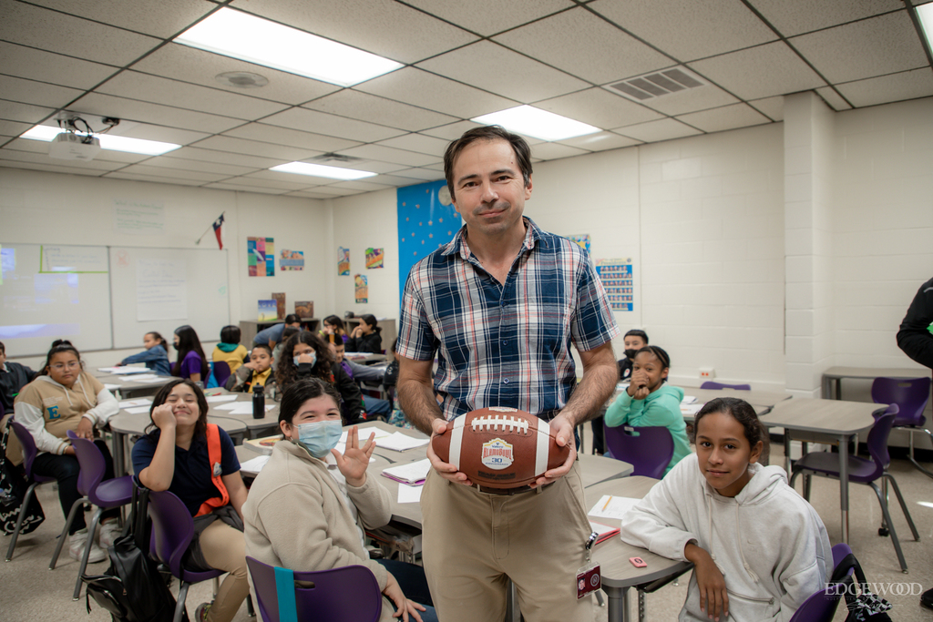 Mr. Molina, a prime example of the dedicated Teachers that we have here at Perales STEAM Elem.