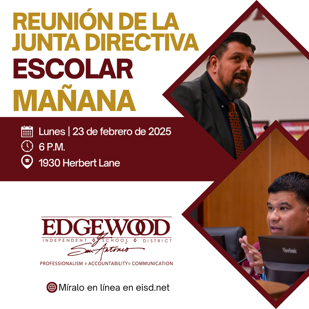 Board Meeting tomorrow at 6 p.m.