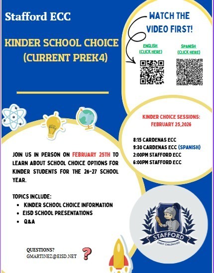 KINDER SCHOOL CHOICE (English)
