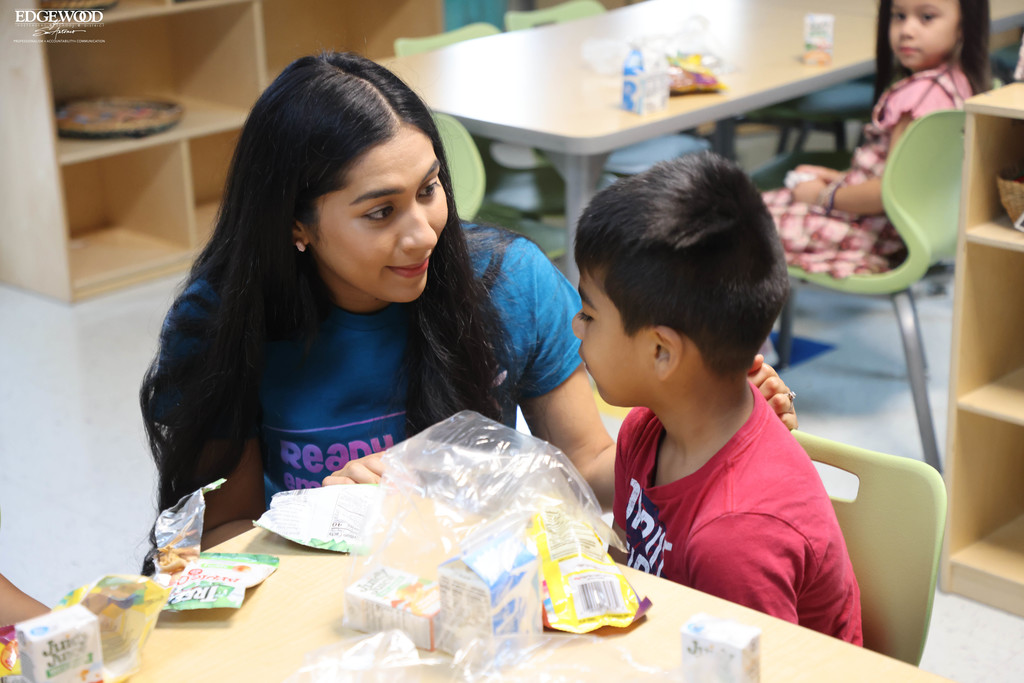 Gardendale ELP teacher with her student