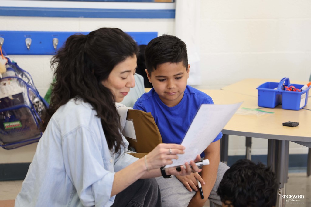 GLEP teacher with her student