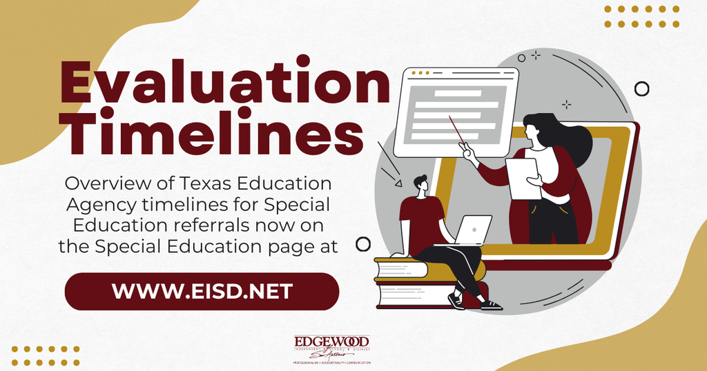 SpED Evaulation timelines now available at EISD.net