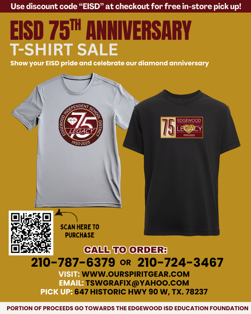 75th TShirt Sales