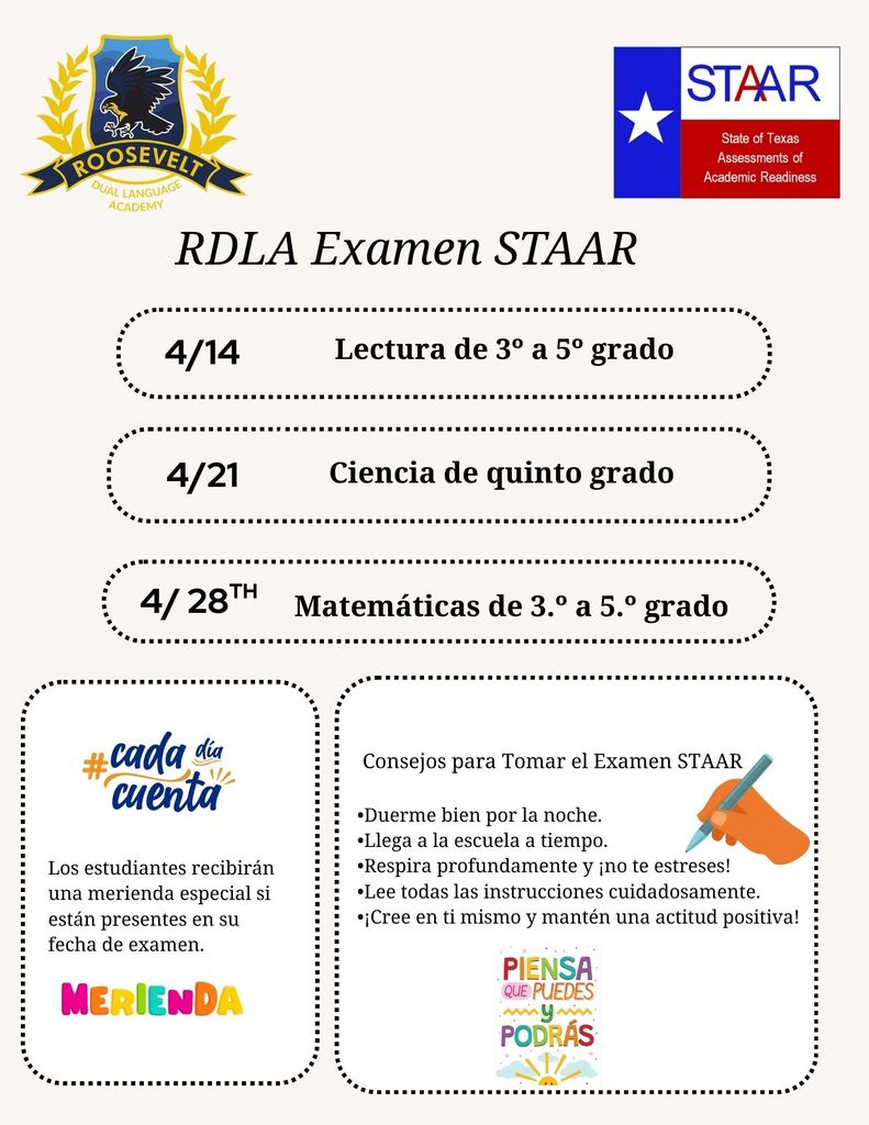 RDLA STAAR Flyer