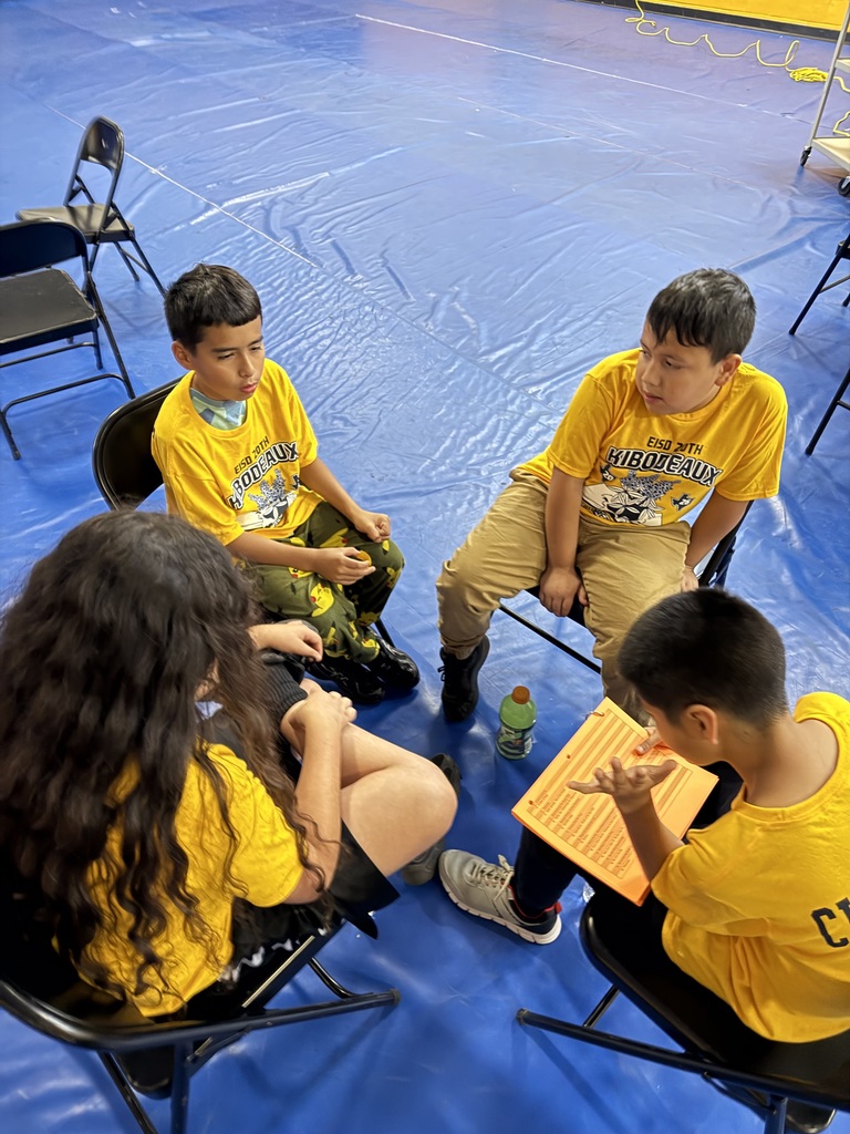We are so proud of all our 5th graders who competed in today’s Bluebonnet competition! This competition fosters reading skills across our district with teams collaborating to answer questions about the books from the Texas Bluebonnet Award list! Congratulations Jonathan, Ethan, Mario, Benjamin, and Benny!