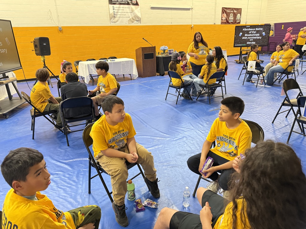 We are so proud of all our 5th graders who competed in today’s Bluebonnet competition! This competition fosters reading skills across our district with teams collaborating to answer questions about the books from the Texas Bluebonnet Award list! Congratulations Jonathan, Ethan, Mario, Benjamin, and Benny!