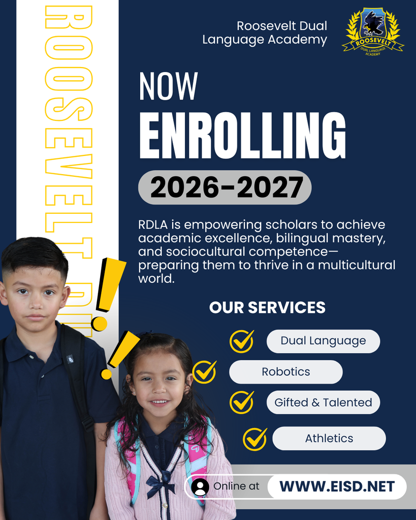 Now enrolling 2026-2026 flyer