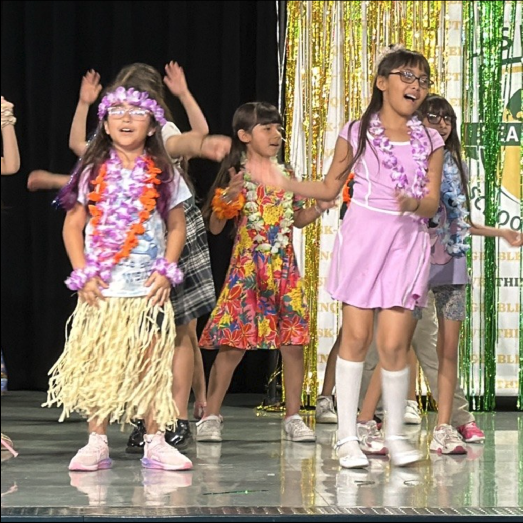We had a blockbuster movie themed STAAR pep rally to wish our 3rd-8th graders the best on STAAR! #LPLS4Girls 💚
