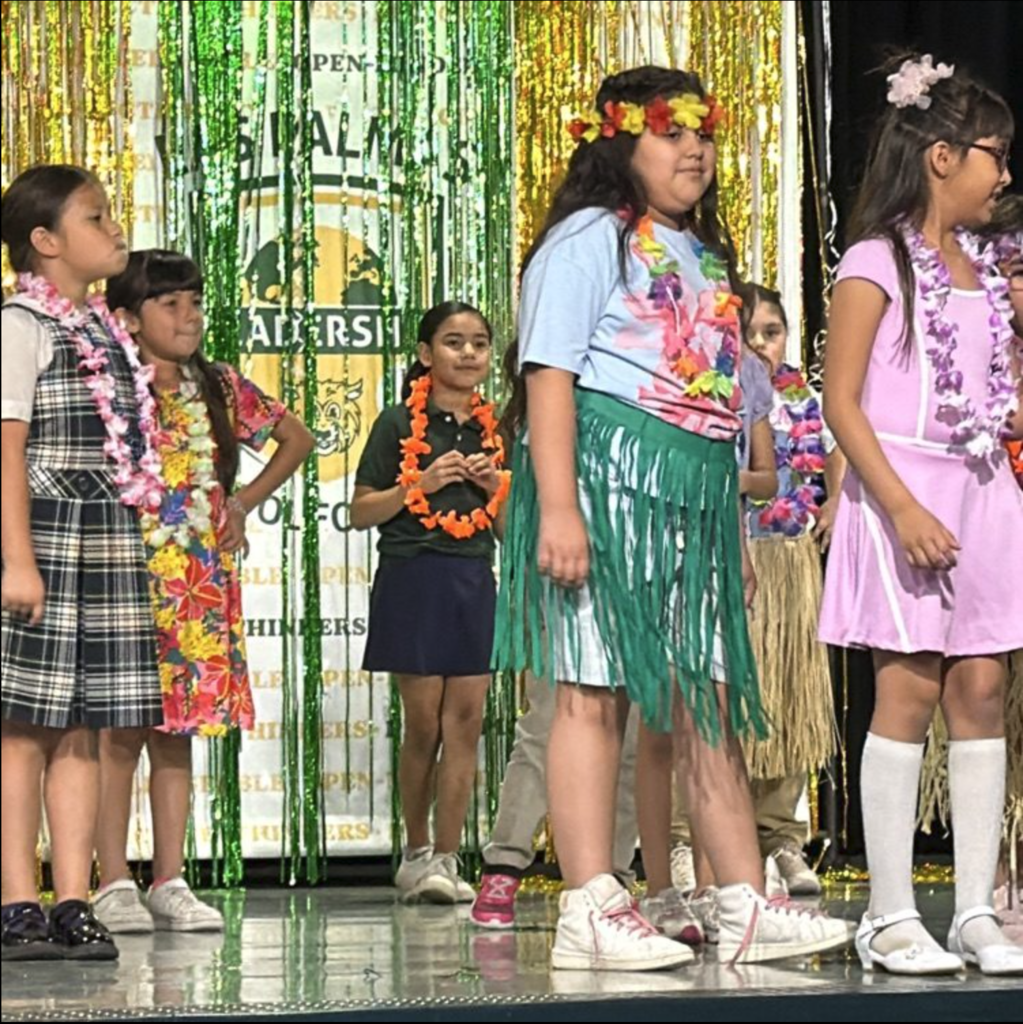 We had a blockbuster movie themed STAAR pep rally to wish our 3rd-8th graders the best on STAAR! #LPLS4Girls 💚