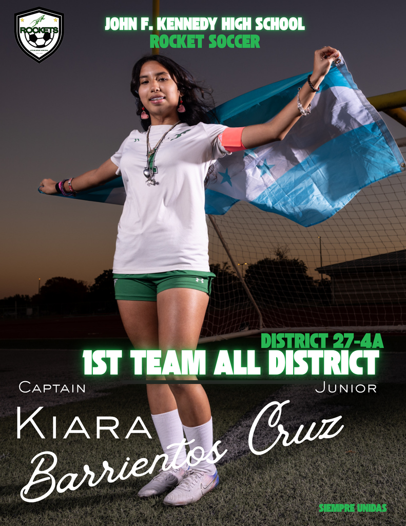 JFK Soccer All District Honors