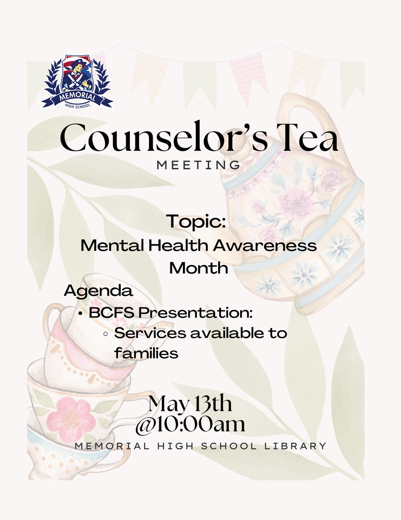 Counselor's Tea