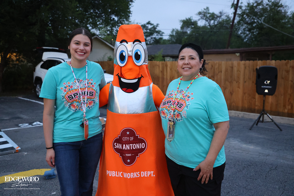 Teachers at the Walk, bike, and roll for safety routes to school at RDLA