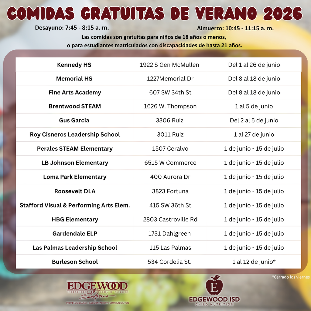Free Summer Meals