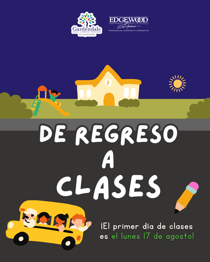 Back to school - Monday, August 17th