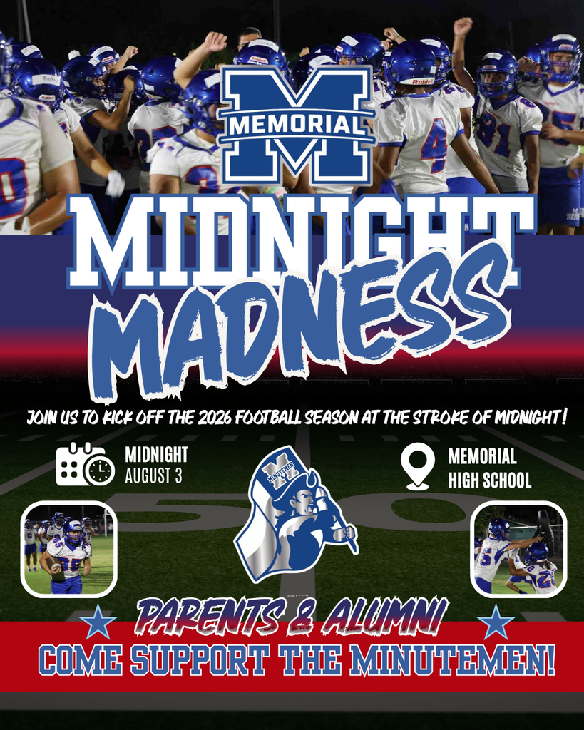 MHS Football Midnight Madness at midnight on August 3, 2026