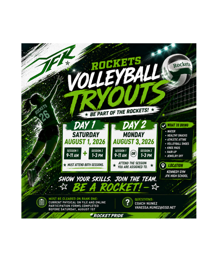 Rockets Volleyball Tryouts 2026