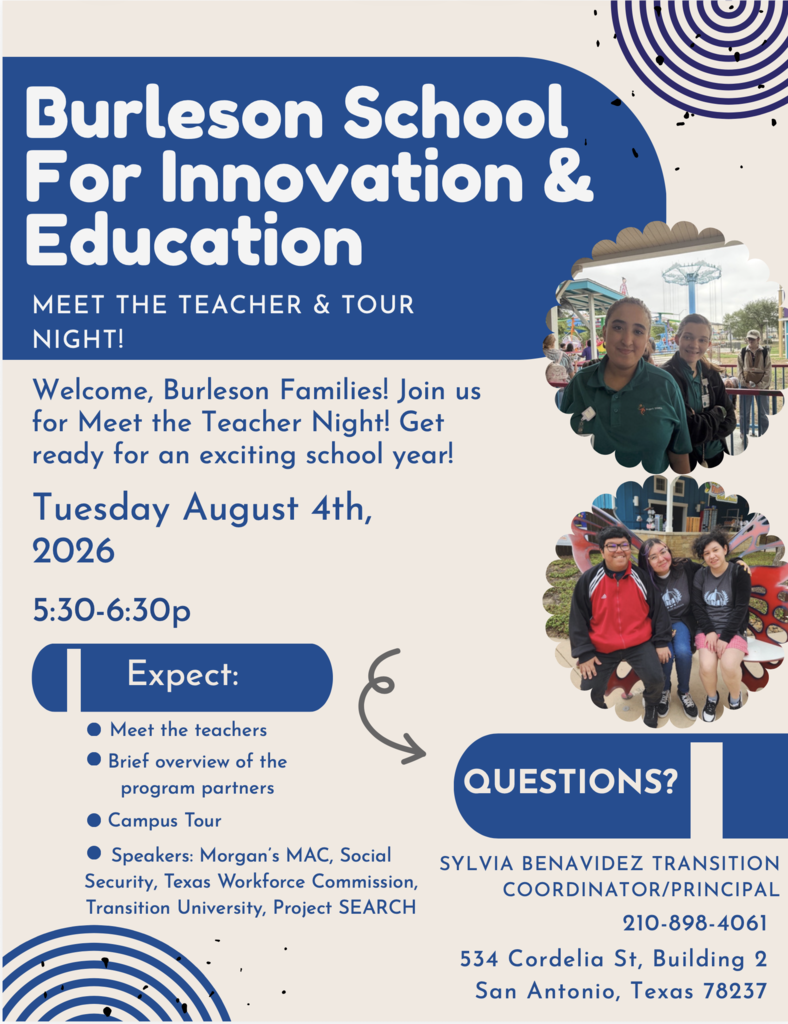 Burleson Meet the teacher is on August 4th