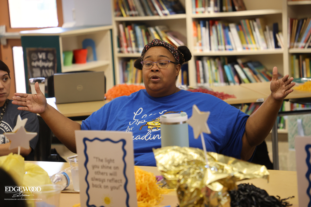 Back to work at Stafford ECC, Dr. Martinez leads teachers on day one of convocation week