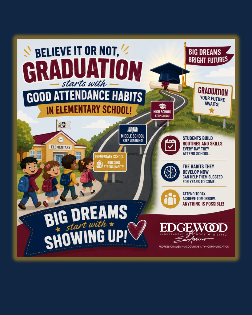 Graduation begins with good attendance in elementary school!