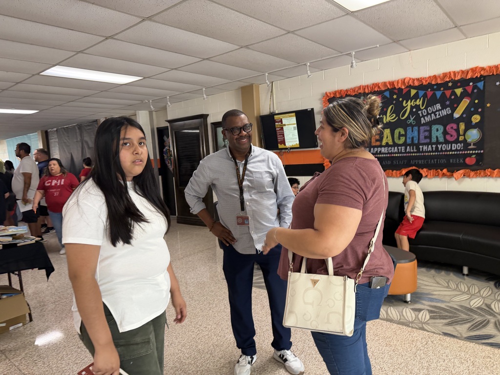 Our principal interacting with the community.