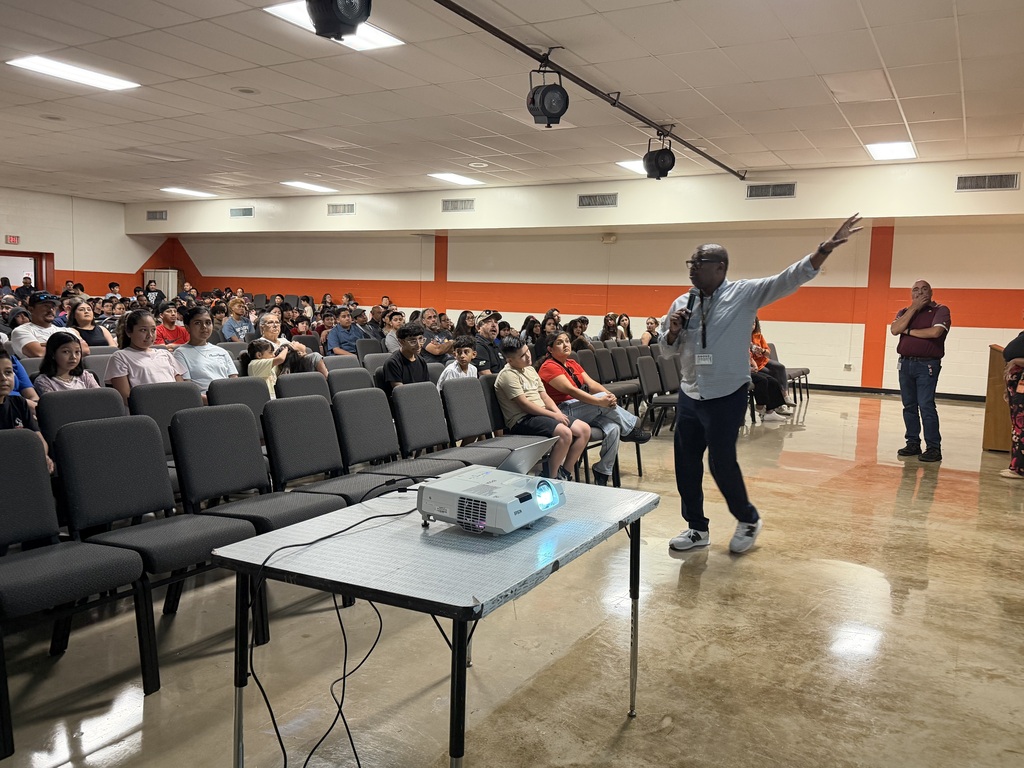 Our principal interacting with the community.