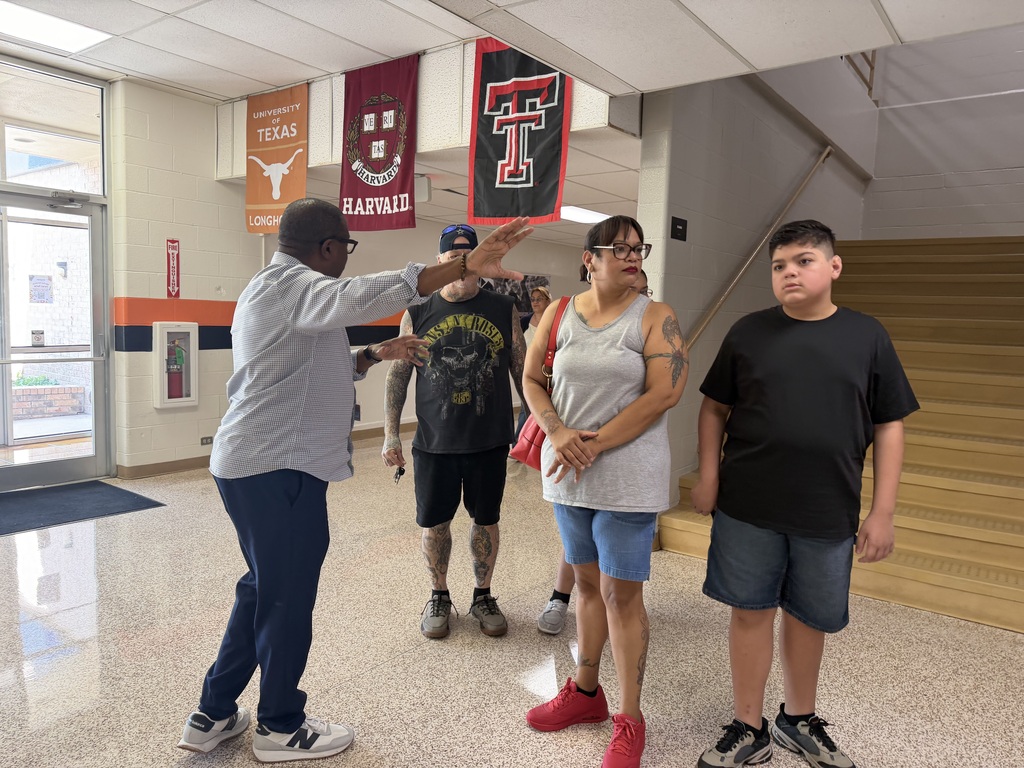 Our principal interacting with the community.