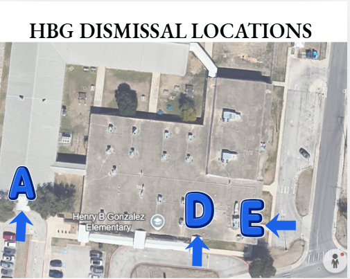 Picture of Dismissal Areas