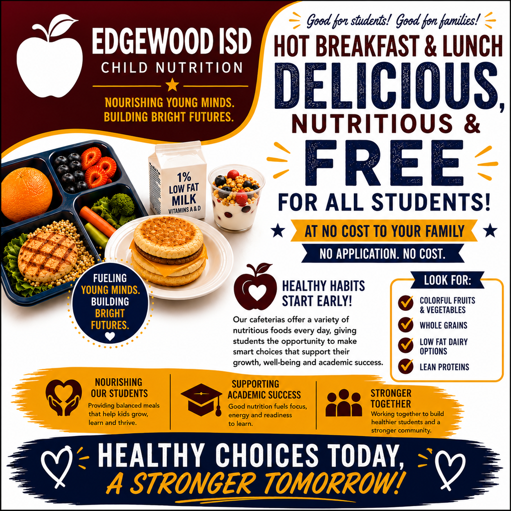 EISD provides free and nutritious meals for all students