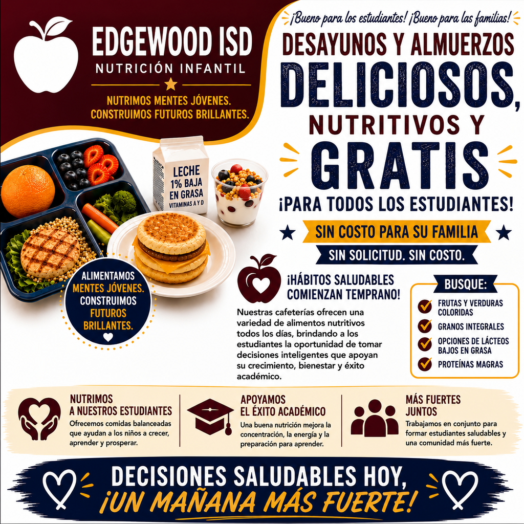 EISD provides free and nutritious meals for all students