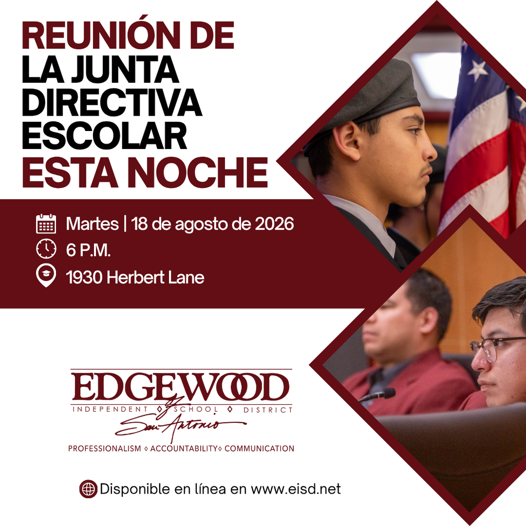 EISD Board of Trustees Meeting August 18, 2026