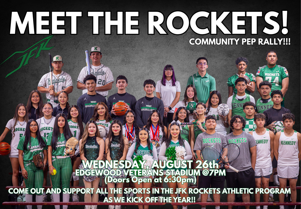Meet the Rockets! August 26th at Edgewood Veterans Stadium
