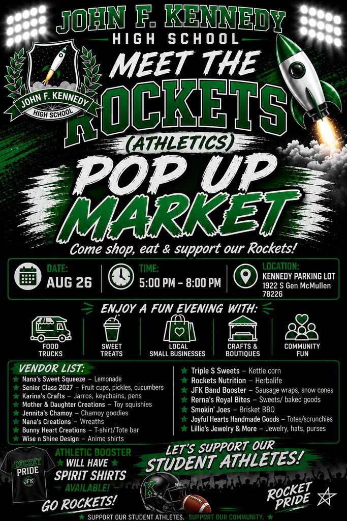 Meet the Rockets Pop Up Market