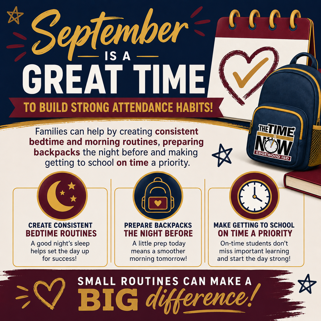 September is a great time to create attendance habits