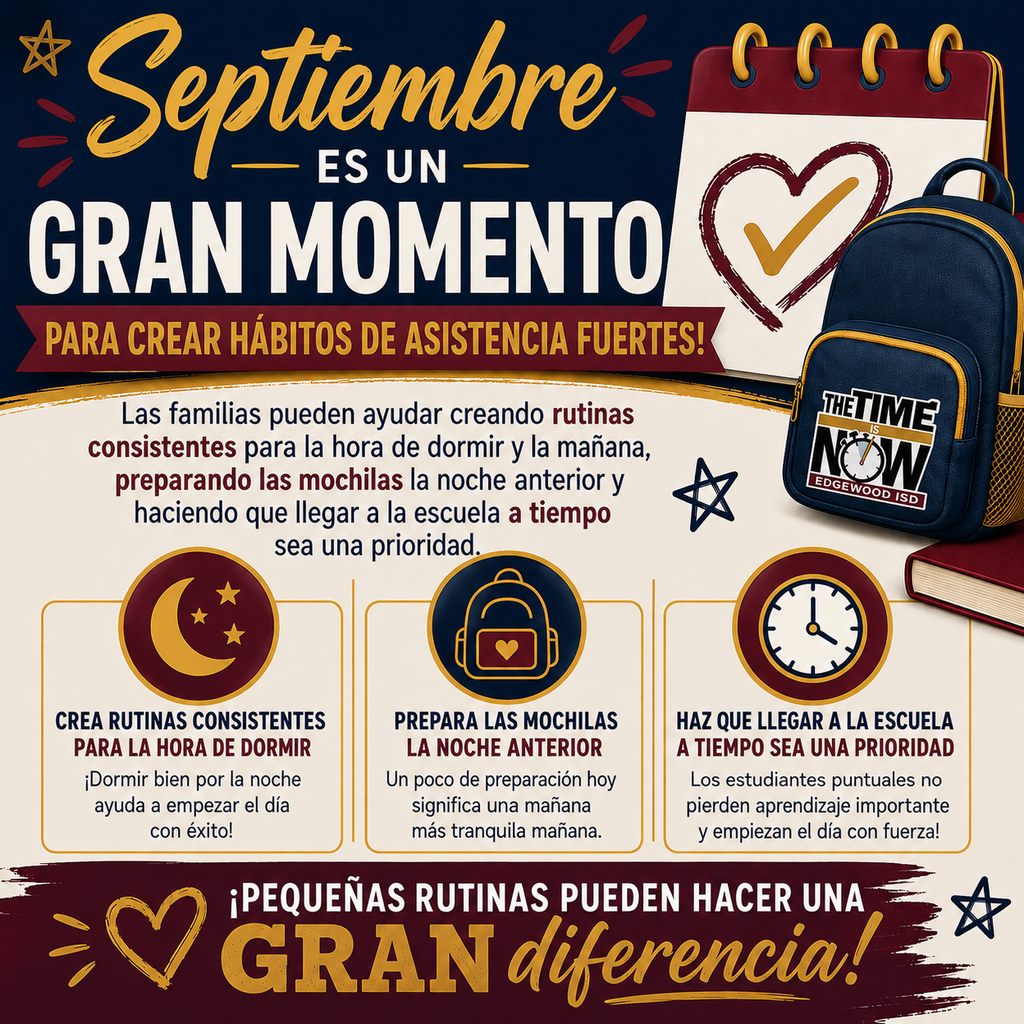 September is a great time to set attendance habits