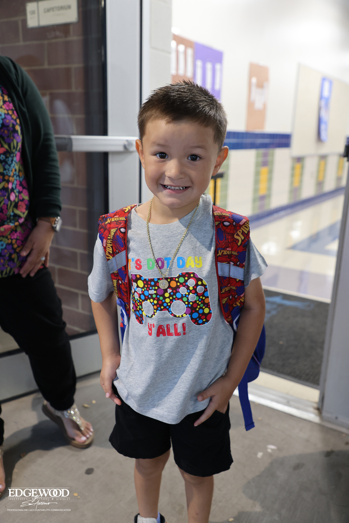 Students wear their best "dot" outfits for International Dot Day