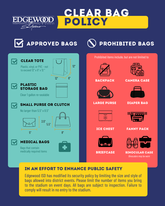 EISD clear bag policy