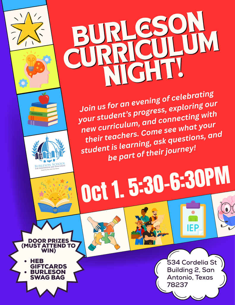 Burleson Curriculum Night!