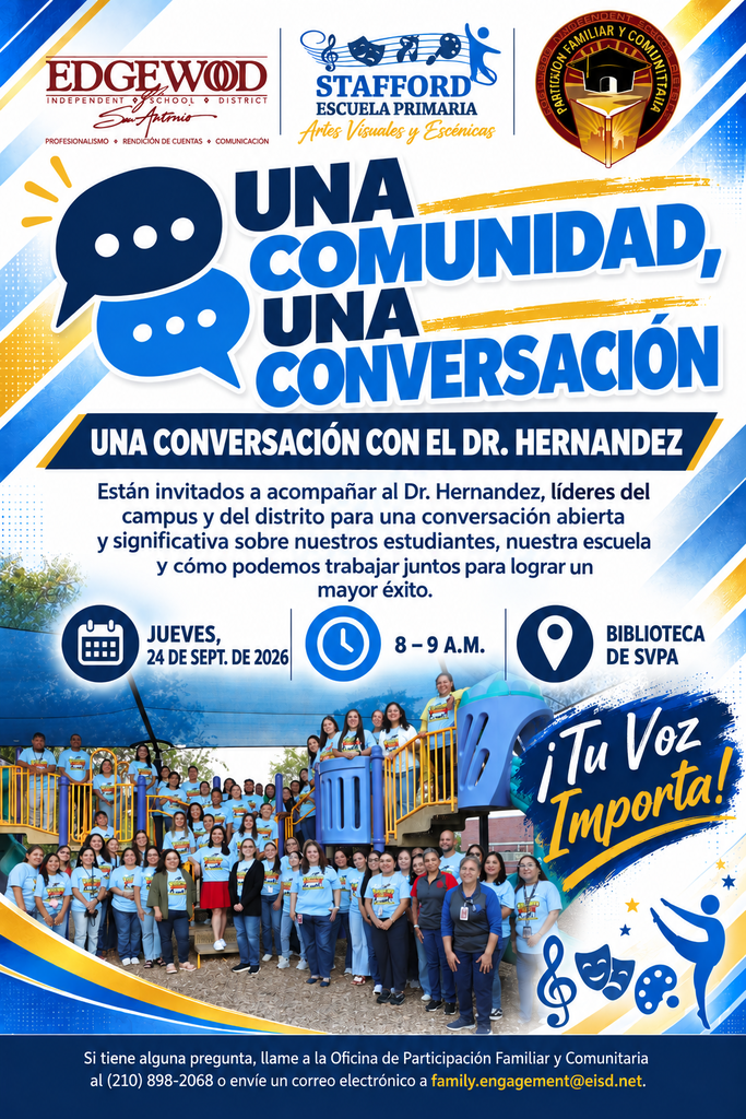 One Community, One Conversation with Dr. Hernandez.