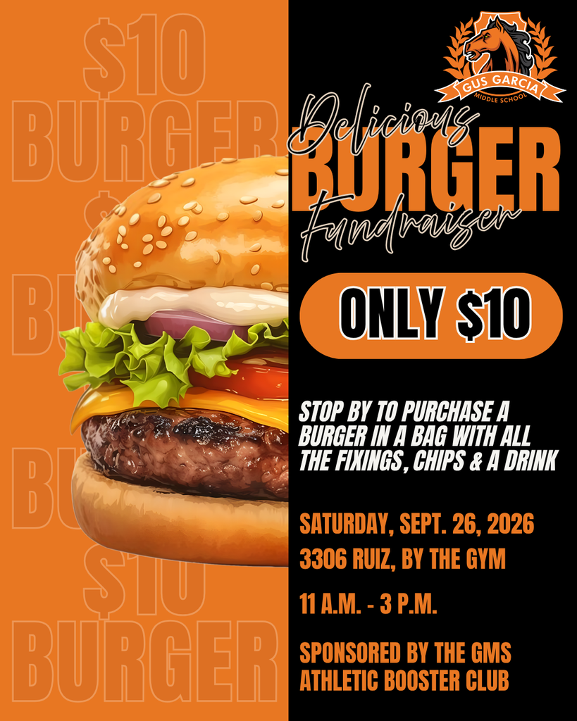 GMS Athletic Booster burger fundraiser