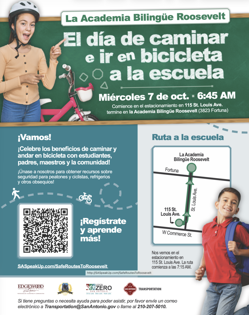 Walk and Bike to School Day Fall 2026