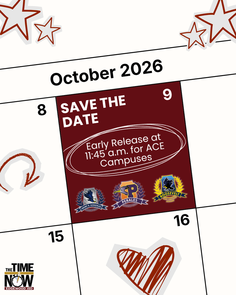 Early Release for ACE Campuses on Oct. 9