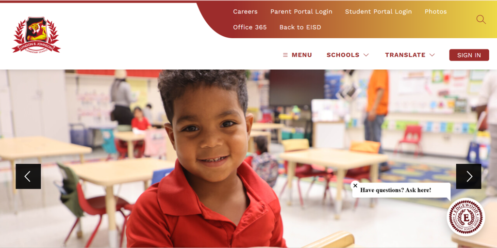 Website for LBJ