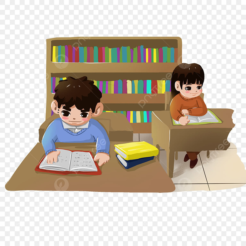 A quiet place always helps me study! 