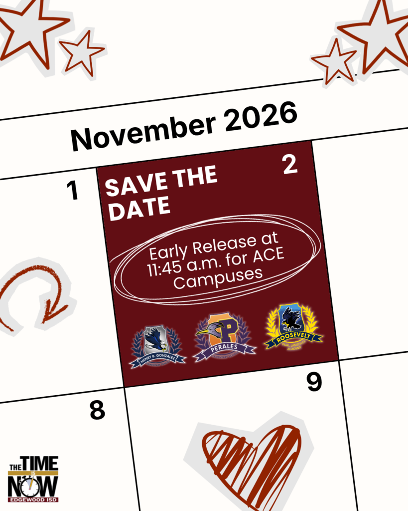 Early release for ACE Campuses on Nov. 2