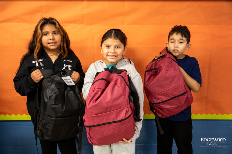 New backpacks and supplies at HBG