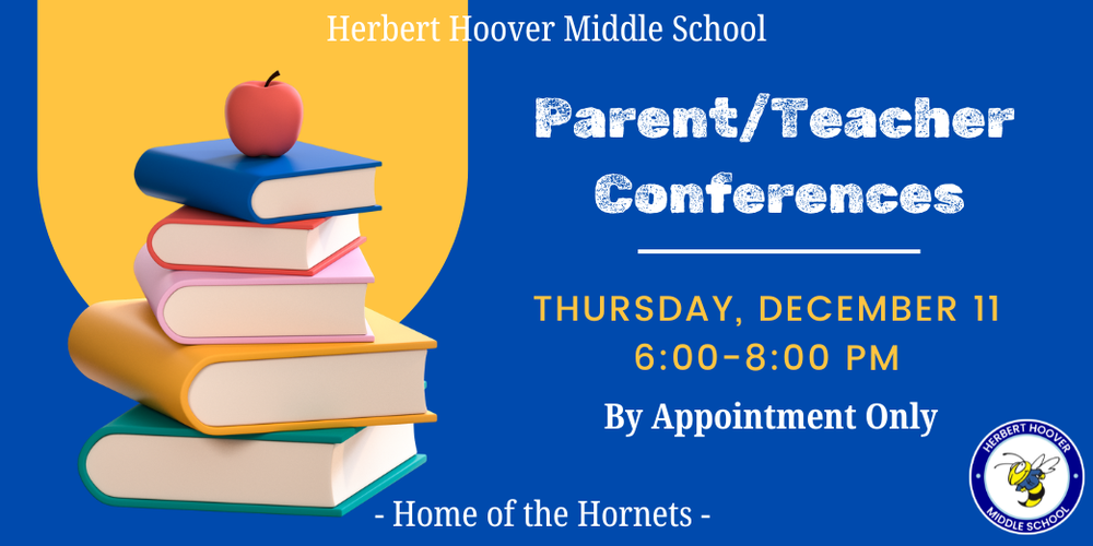 Parent/Teacher Conferences on Thursday, December 11 from 6:00-8:00